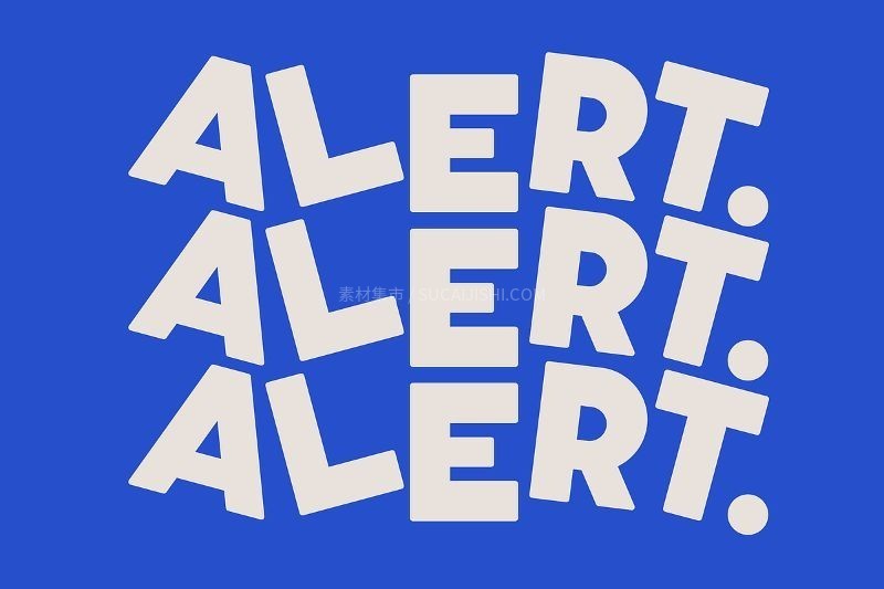 Golte现代无衬线英文标题字体